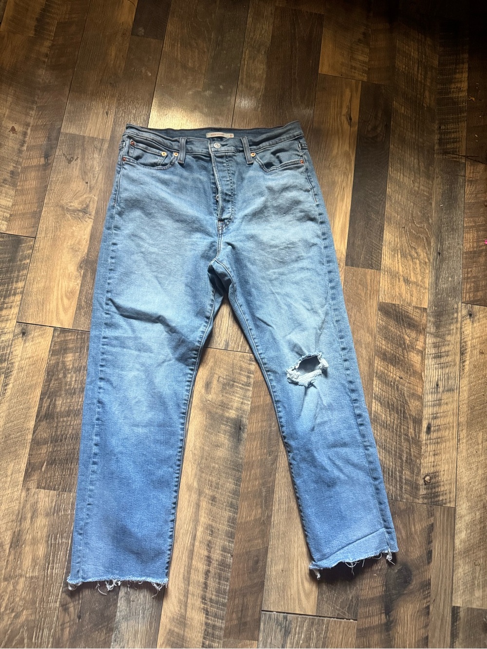 Levi's Light Blue Straight Leg Jeans